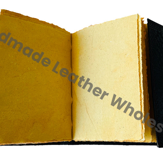 Handmade Medium Five Stone Eye Leather Loose-Leaf Journal Vintage Genuine Charcoal Design Notebook Travel Diary Gift Custom Logo