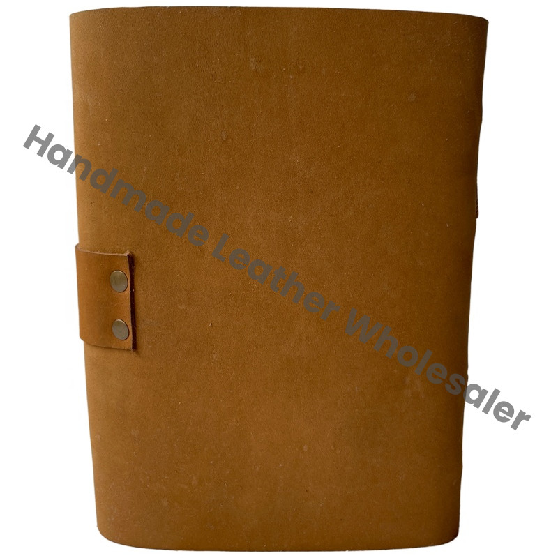 Handmade Organizer Leather Bound Journal Horse Design Hardcover Sketchbook Yellow Pages Vintage Style Organizer Planner