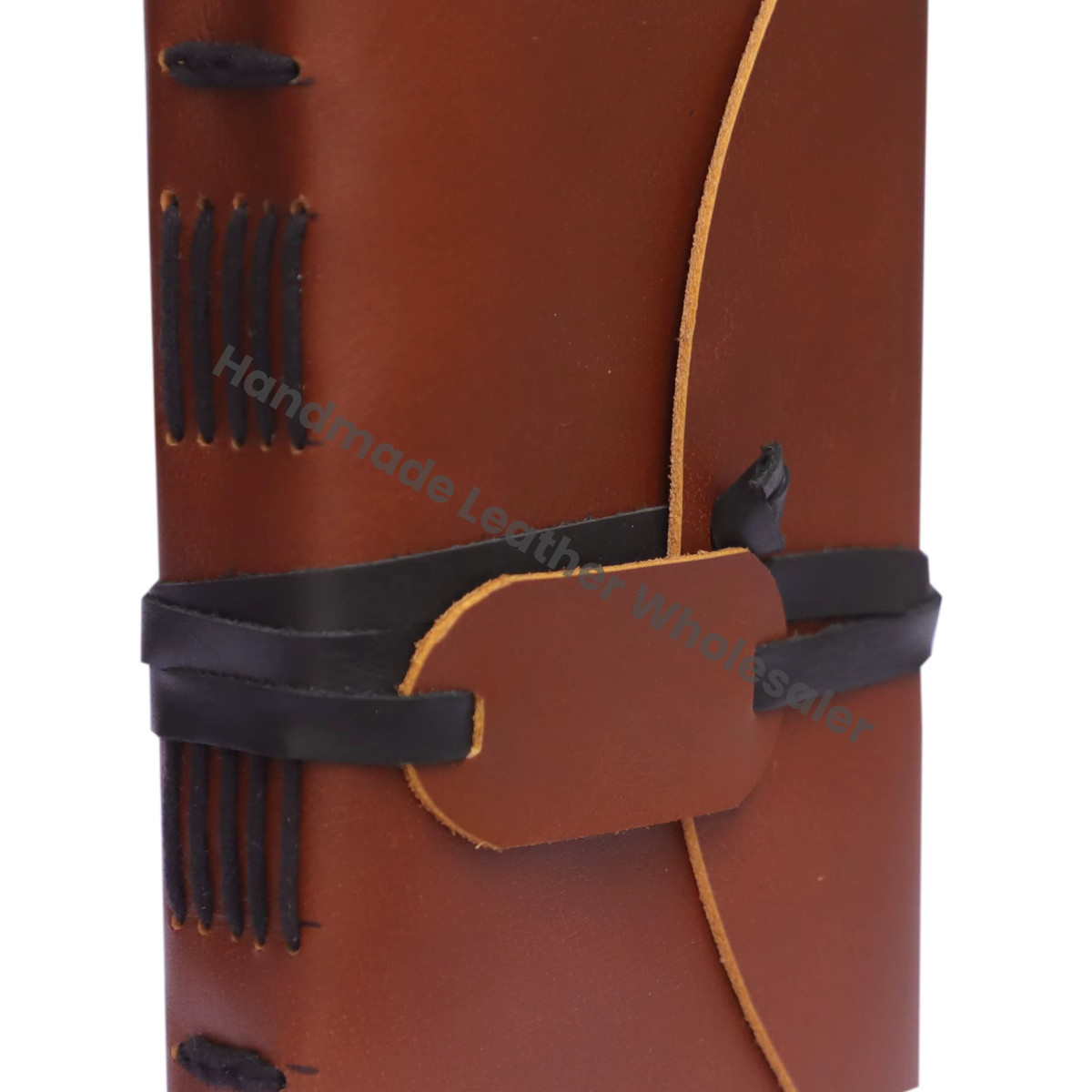 Handmade Soft Leather Journals Strap Writing Diary Deckle Edge Paper Bound Blank Book of Spells Sketchbook Planner Writing