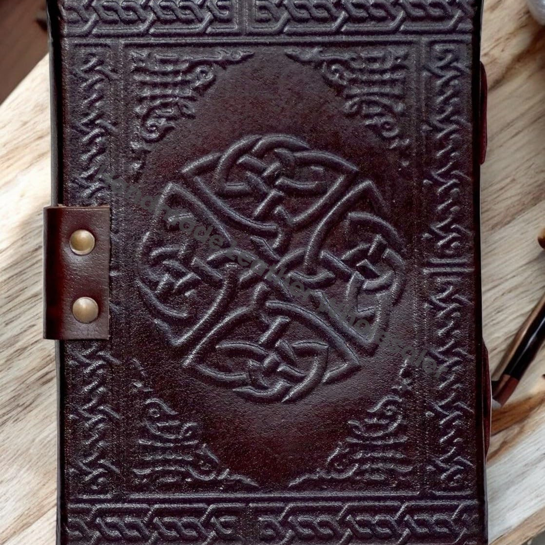 Handmade Superman Sign Embossed Leather Journal Notebook Unlined Paper, Brown Diary Notepad Gift Travel Notebook Journal , Sister Mom Gifts For Her College Gifts , Gratitude Present Unique Gifts, Graduation Gifts , Novelty Gifts , Birthday Gifts