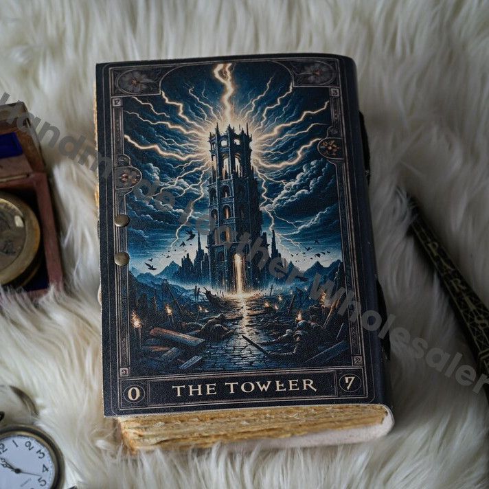 Handmade The Tower Tarot Journal: Gothic Occult Grimoire