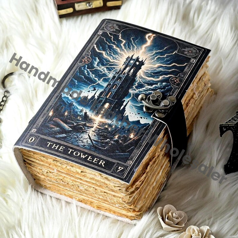 Handmade The Tower Tarot Journal: Gothic Occult Grimoire
