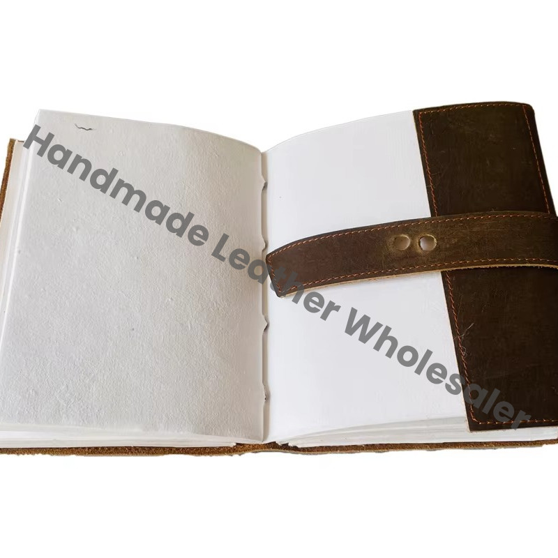 Heart Handmade Leather Hardcover Notebook Journal Vintage Book Design Writing Planner Meditation Self Care Gift Custom Logo