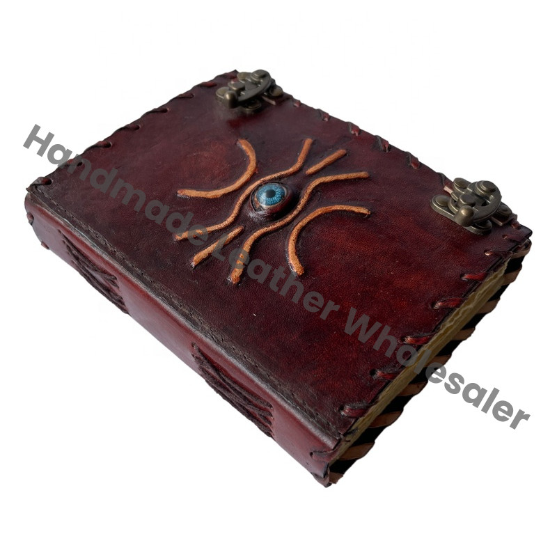 Hocus Pocus Book of Spell Magical Spell Books Handmade Recycled Deckle Blank Pages God Eye Gift Cover Blank Journal