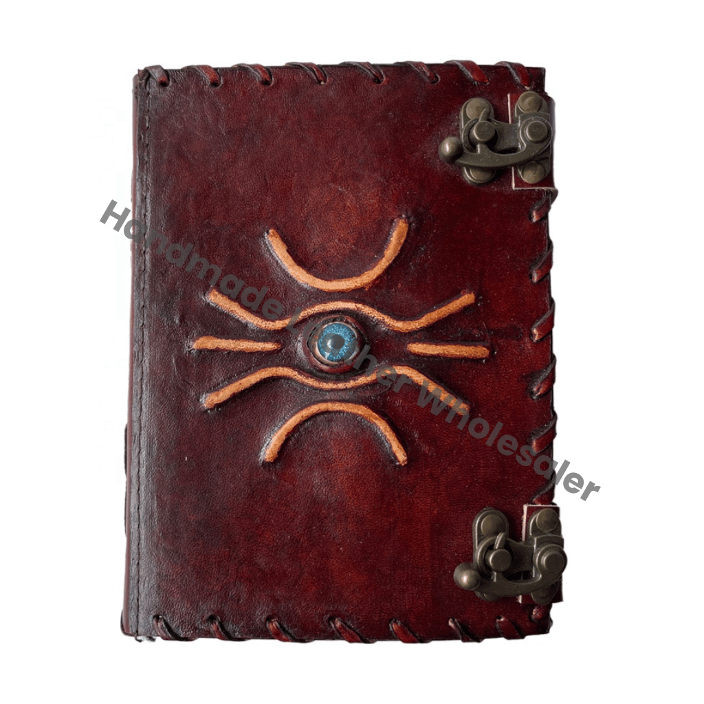 Hocus Pocus Book of Spell Magical Spell Books Handmade Recycled Deckle Blank Pages God Eye Gift Cover Blank Journal
