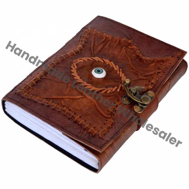 Hocus Pocus Book Spells Hardcover Leather Thermal/Spiral Binding Journal Blank Wiccan Pagan Halloween Decor Gifts Him Her