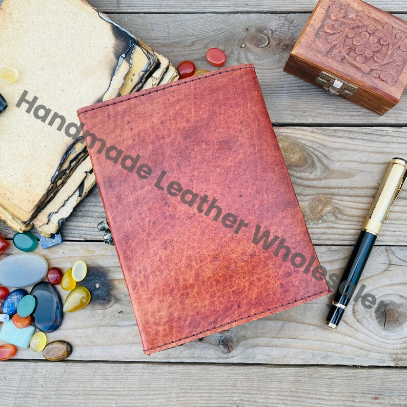 Hocus Pocus Spell Book: Leather Journal with Eye - Winifred Sanderson