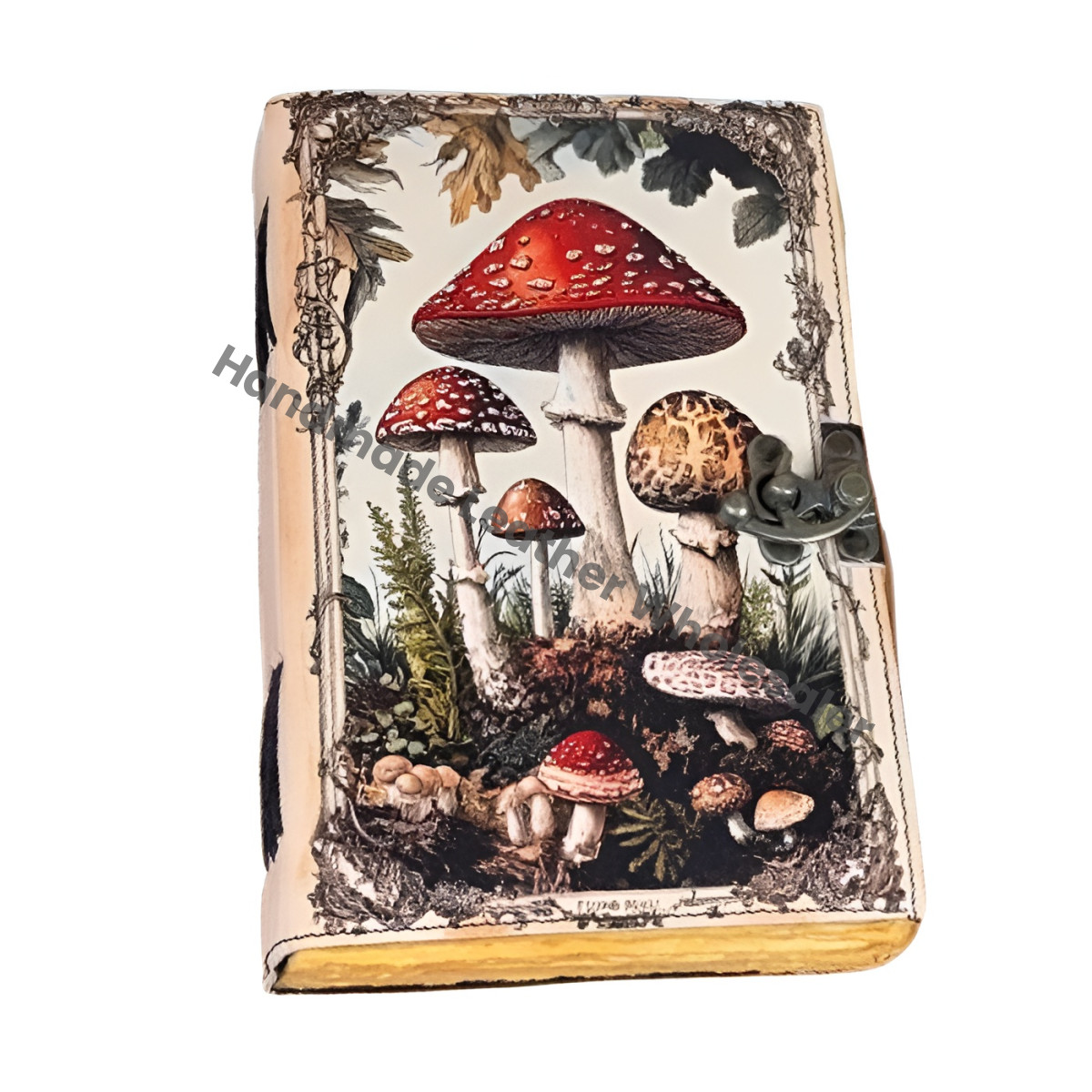 Large Tree of Life Grimoire Handmade leather journal Notebook Blank spell book of shadows Leather