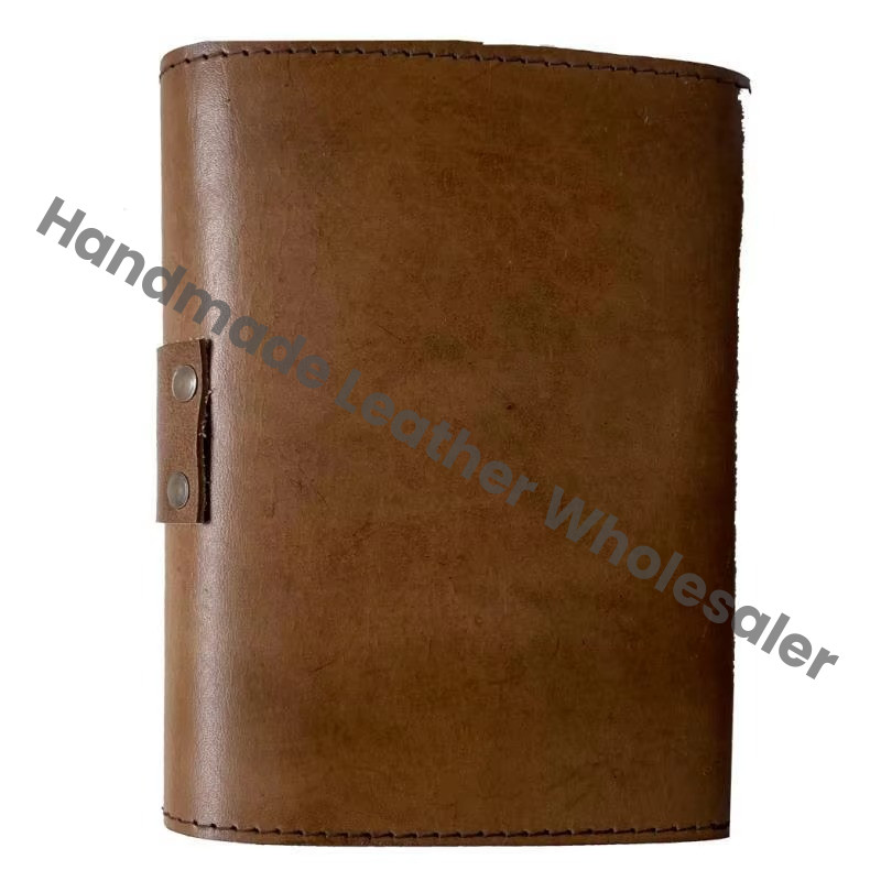 Leaf Embossed Grimoire Leather Address Book Brown Color Handmade Unlined Eco-friendly Paper Best Gift for Men Women