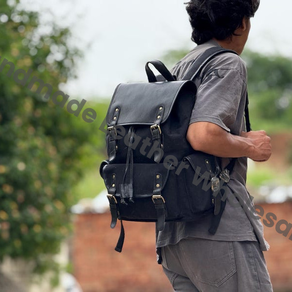 Leather Backpack, Personalize Leather backpack, Rucksack Travel Backpack, Laptop Bag For Man Unisex Bag, Christmas gift, School College Bag