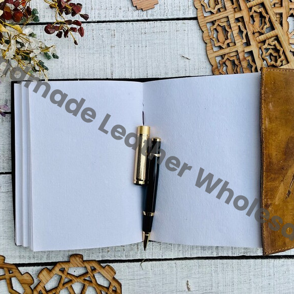 Leather Book of Shadows: Lapis Lazuli Grimoire, Celtic Journal