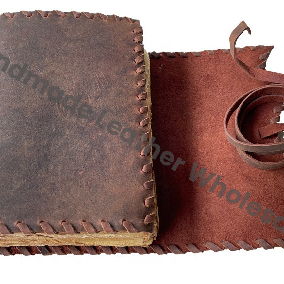 Leather Books Vintage Leather Journal Vintage Leather Bound Journal for Women Men Handmade Vintage Deckle Edge Paper