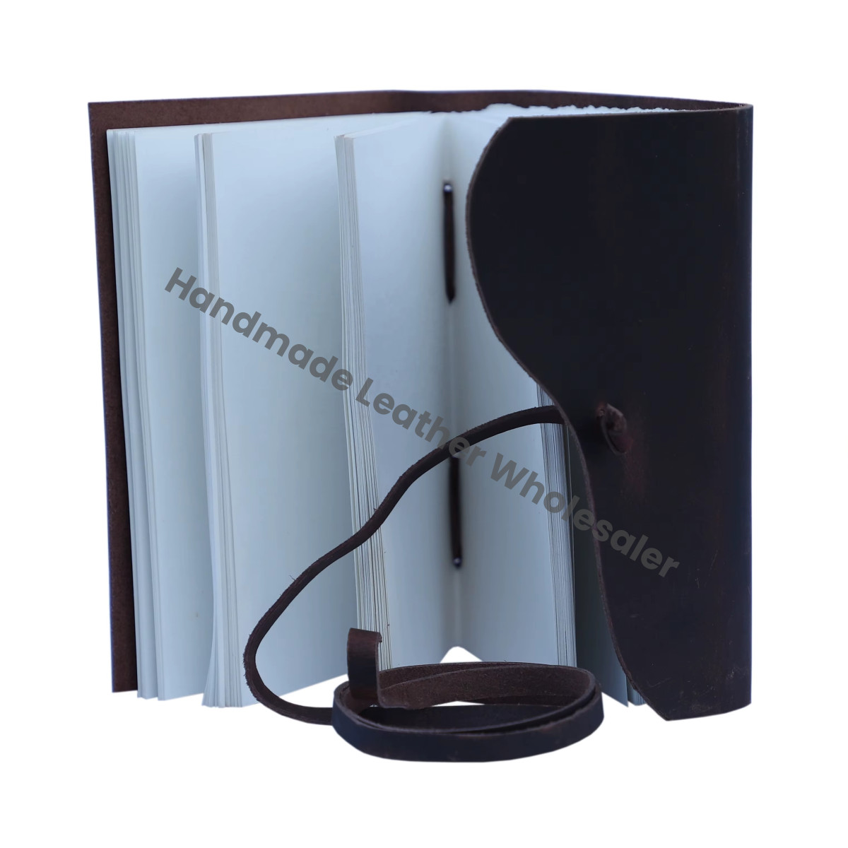 Leather Bound Journal Rustic Brown Vintage Blank Paper Diary for Writing Drawing Sketchbook Travel Notebook For Women and Men