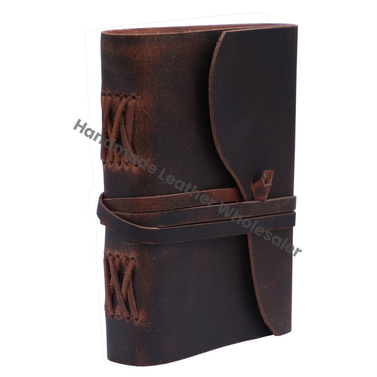 Leather Bound Journal Rustic Brown Vintage Blank Paper Diary for Writing Drawing Sketchbook Travel Notebook For Women and Men