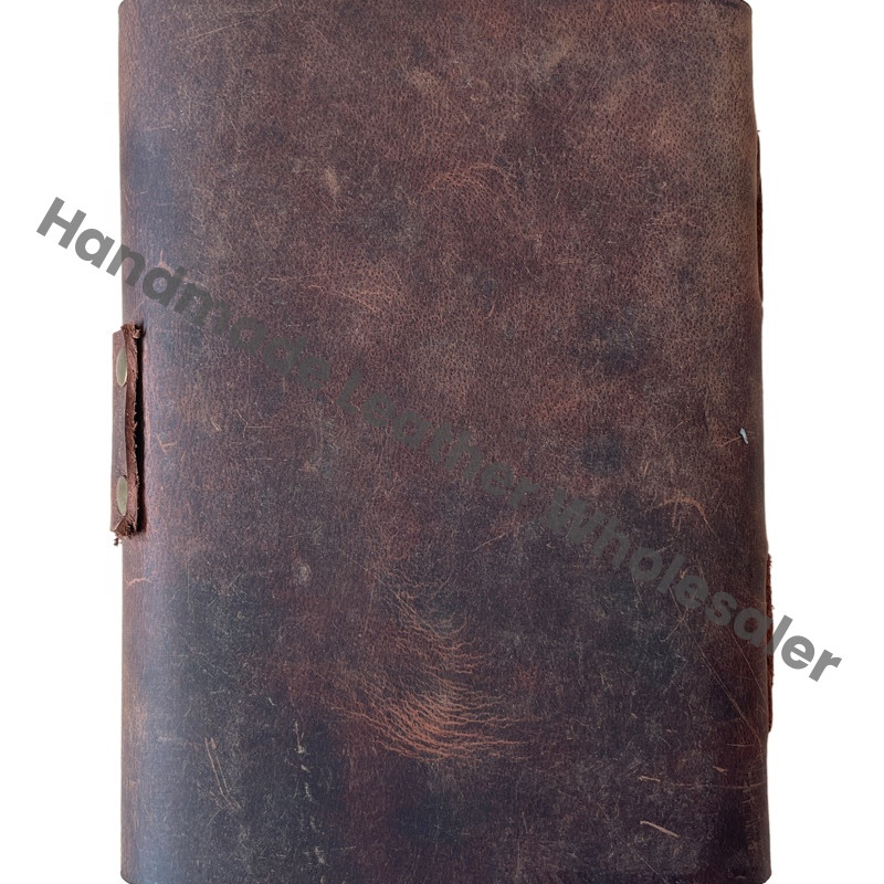 Leather Bound Thermal Binding Journal Handmade Eagle Deckle Paper Embossed Diary Best Gift Travel Wiccan Planner