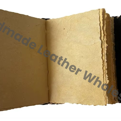 Leather Cover Hard Cover Spiral Bound Tribal Man Charcoal Custom Embossed Eco-friendly Paper Notebook Journal Business Gift