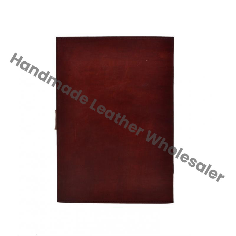 Leather Diary Antique Handmade Cut Work Moon Fox Design Address Book Eco-friendly Paper Leather Journal Gift