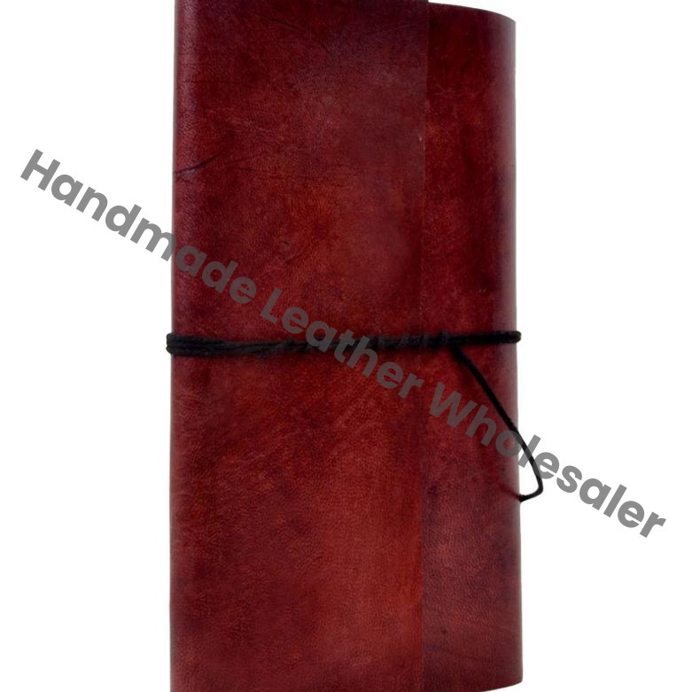Leather Diary Hardcover Red Bound With Cord Sewing Binding Journal Notebook Leather Printed Address Book & Planner Personal