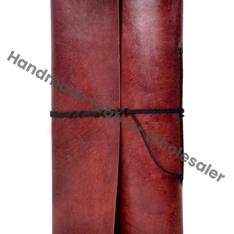 Leather Diary Hardcover Red Bound With Cord Sewing Binding Journal Notebook Leather Printed Address Book & Planner Personal