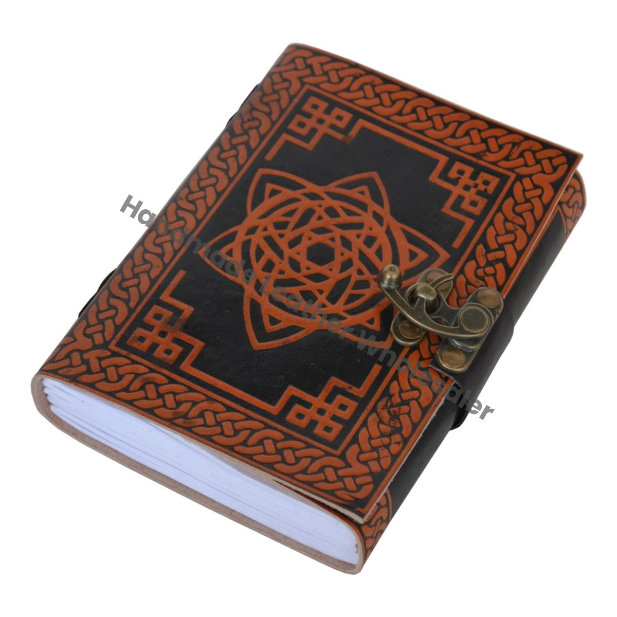 Leather Journal Dairy Classic Star Hard Cover Personalized Cotton Paper Bound Antique Book Shadows Sketching Drawing Gift Custom