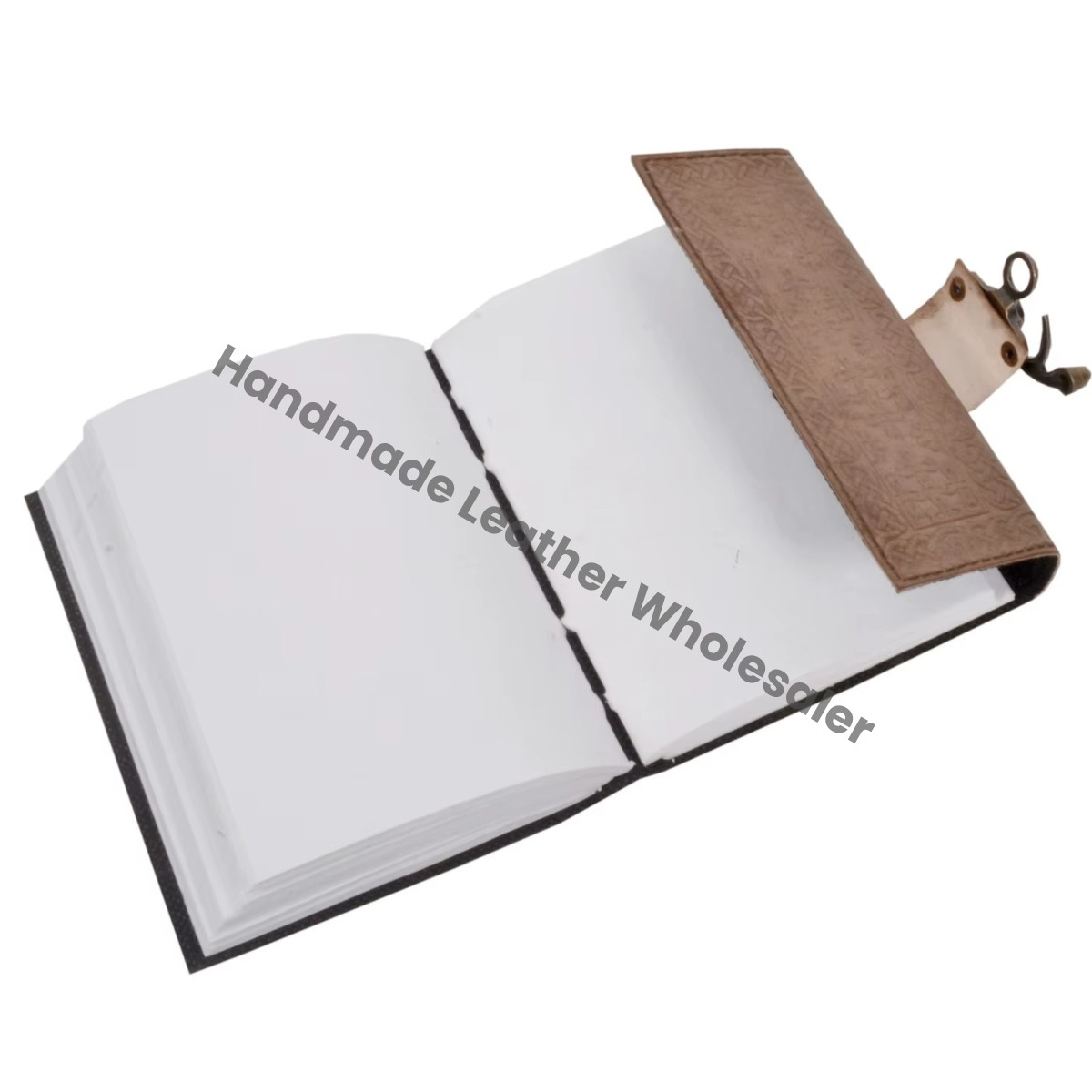 Leather Journal Embossed Book Shadows Notebook Grimoire Vintage Bound Travel Office Diary College Poetry Sketch Gift