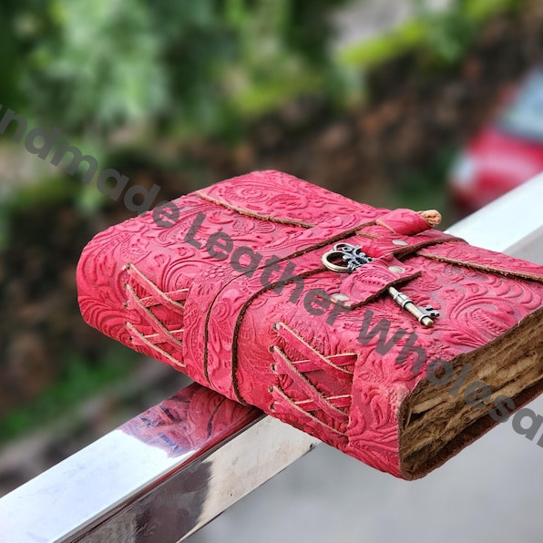 Leather Journal, grimoire -Handmade Deckle Edge Paper Leather Bound Journal Book of Shadow -Leather Sketchbook-Drawing Journal