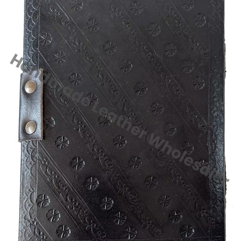 Leather Journal Notepad Customized Dragon Vintage Lock Handmade Genuine Bound Drawing Travel Diary Book of Charmed
