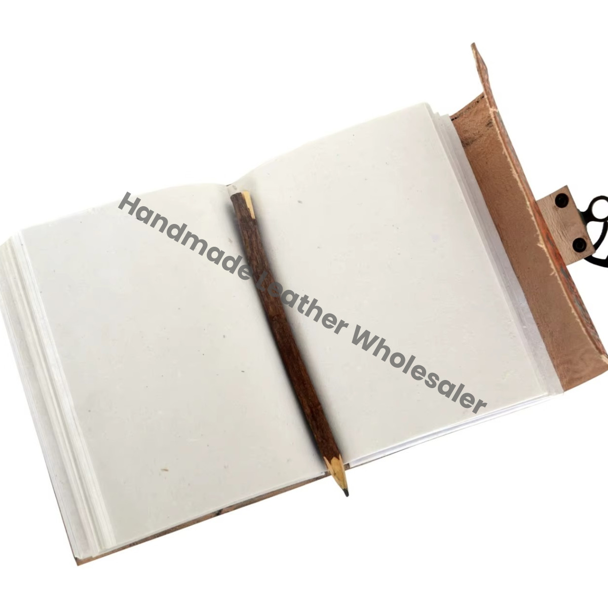 Leather Journal Skull Antique Handmade Notebook Vintage Book Shadows for Men Women Craft Unlined Paper Thermal Gift