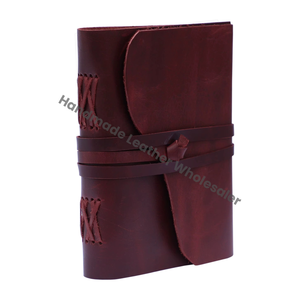 Leather Journals Book of Shadows Leather Strap Bound Vintage Craft Unlined Paper Notebook for Unisex Gift for Women