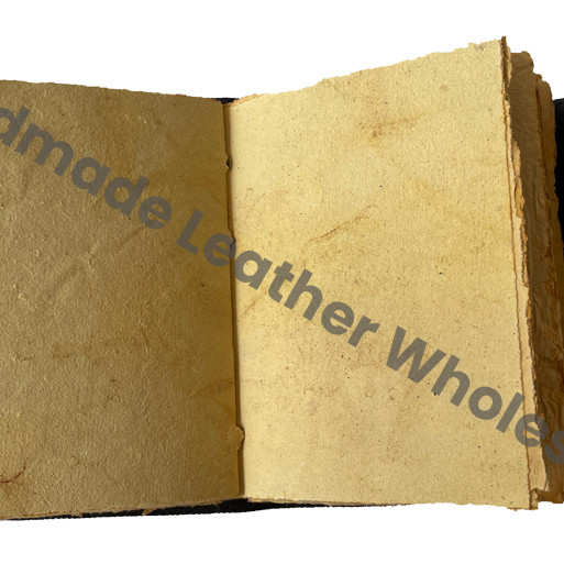Leather Stone Journal Semi-Precious Lapis Lock Closure Sheets Handmade Deckle Edge Paper Blank Planner Travel Notebook Gift