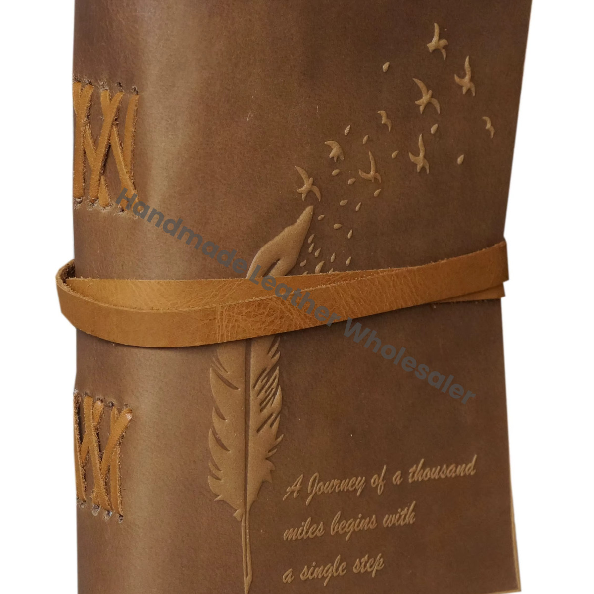 Leather Strap Bound Address Book Handmade Notebook Craft Unlined Eco-friendly Paper Book of Shadows Planner Blank Spells Gift