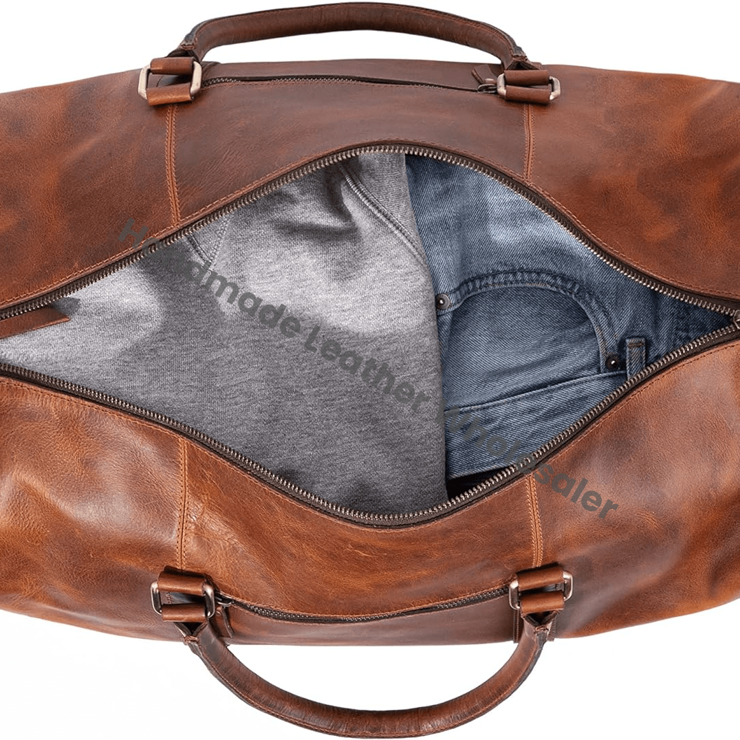 Leather Trolley Bag