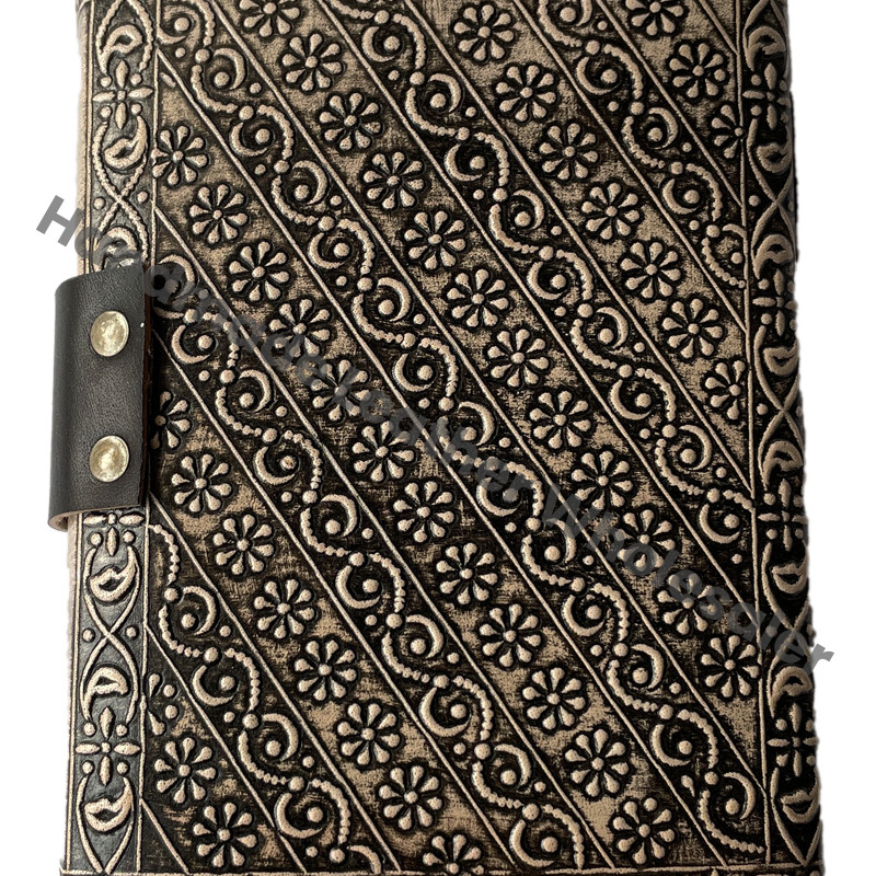 Loard Shiva Personalized Journal Notebook Handmade Leather Journal Sketchbook Anniversary Gift for Her Celtic Antique Journal