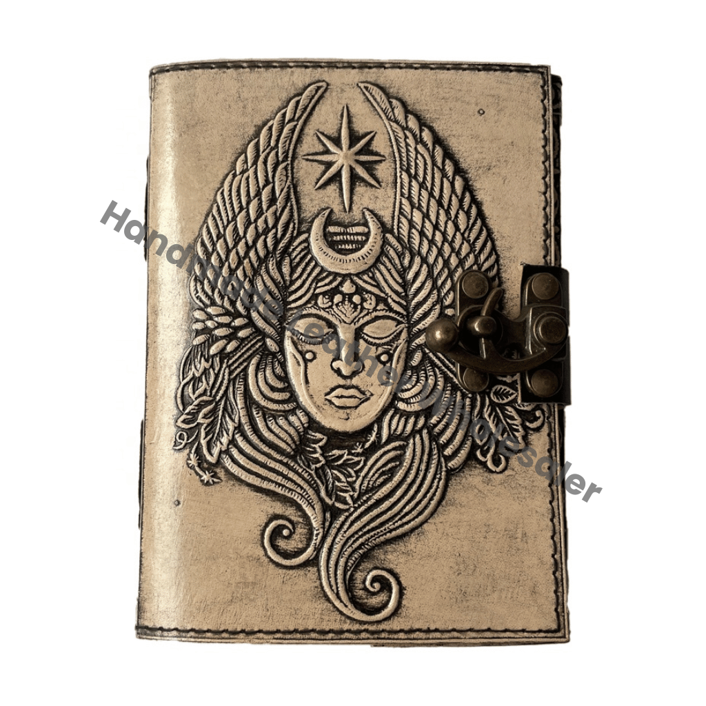 Loard Shiva Personalized Journal Notebook Handmade Leather Journal Sketchbook Anniversary Gift for Her Celtic Antique Journal