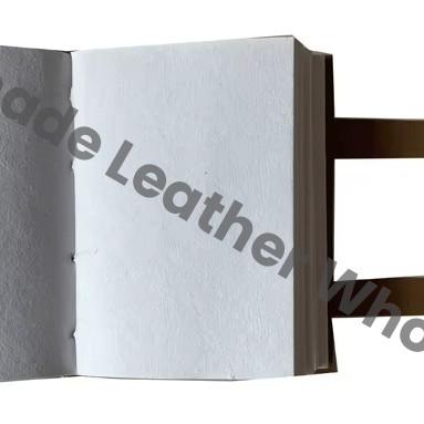 Luxury Business Custom Brown Soft Leather Thermal Binding Sheets Notebook Gift Cover Organizer Handmade Journal Recyclable