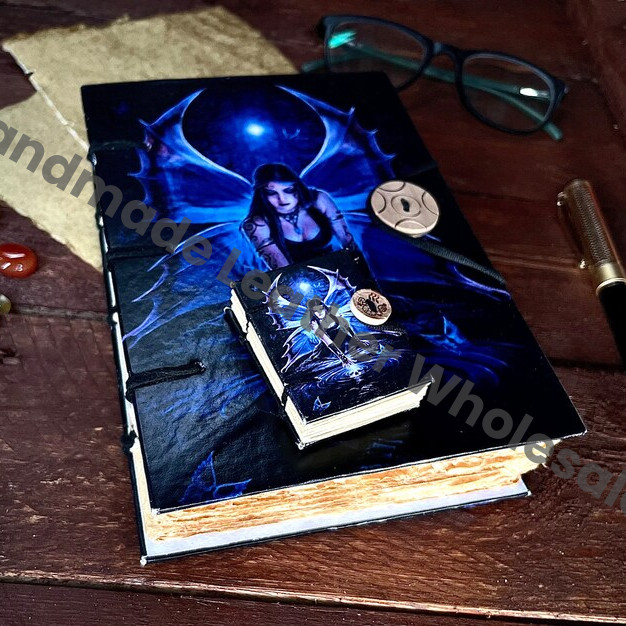 Magic Witch Grimoire Journal: Hardcover Spell Book with Deckle Edge Paper