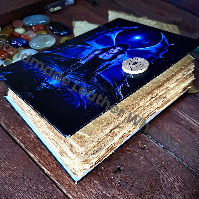 Magic Witch Grimoire Journal: Hardcover Spell Book with Deckle Edge Paper