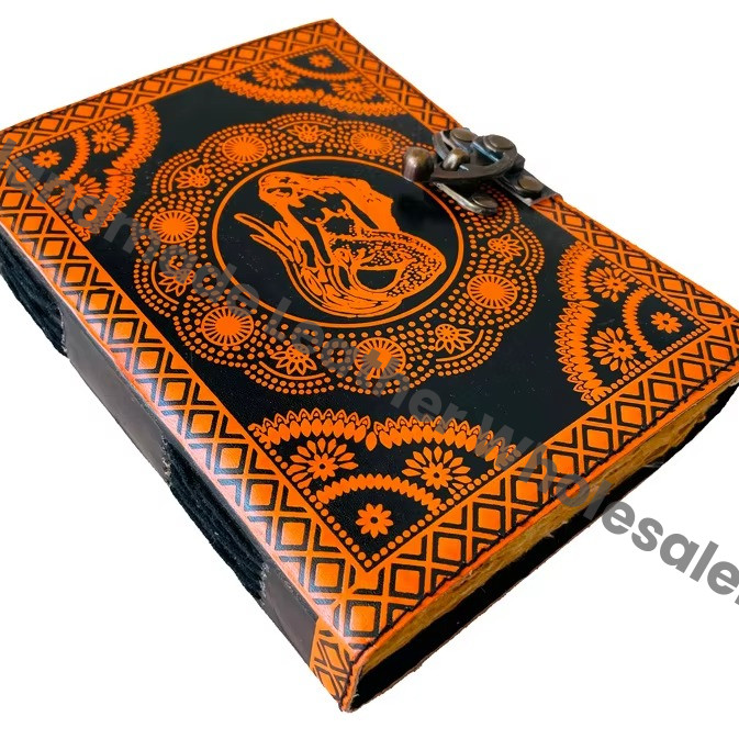 Mermaid Embossed Handmade Grimoire book Leather Wiccan Vintage Leather Journal fantasy Book Of shadows Travel Planner spell sketchbook