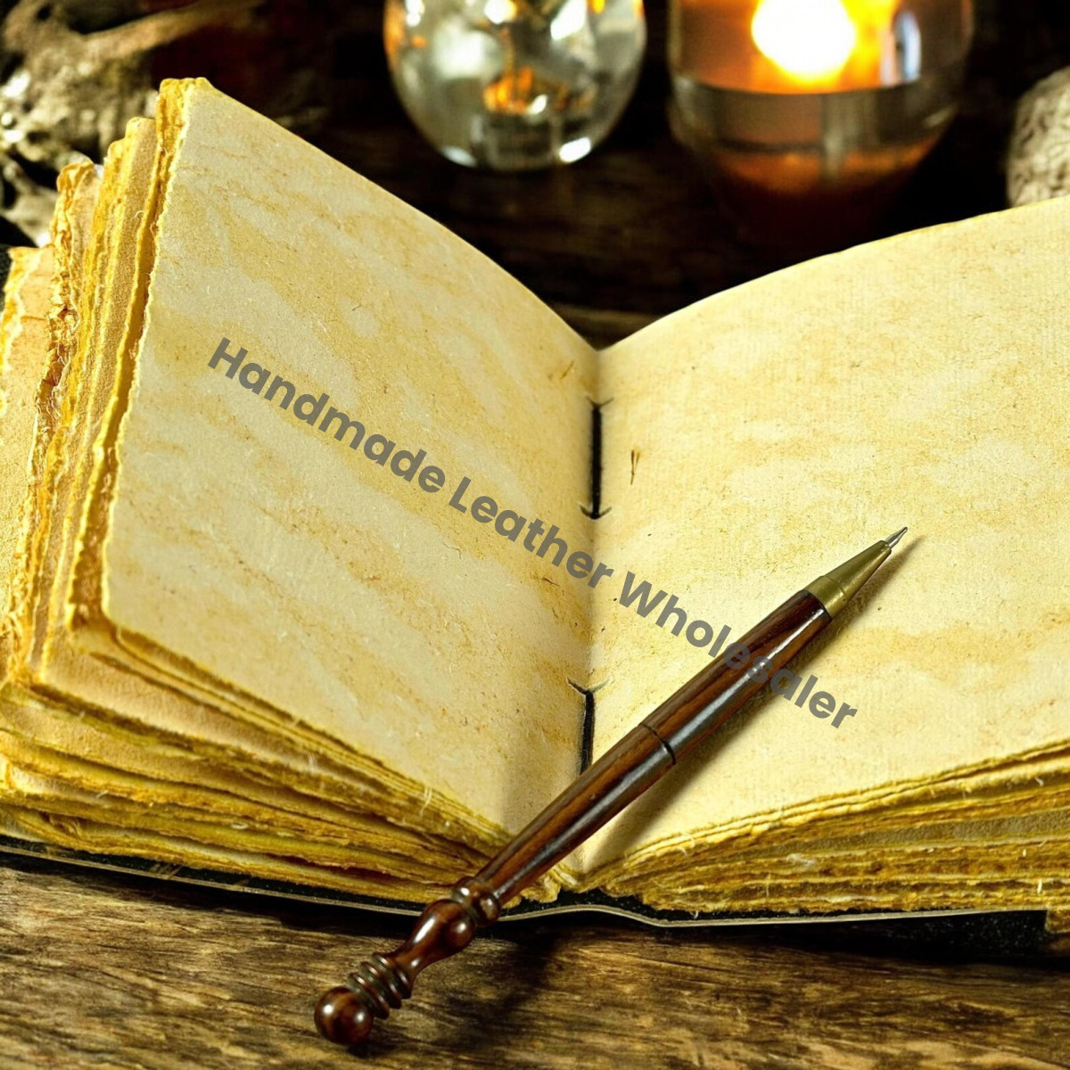 Moon Tree Leather Vintage Moon Forest Grimoire  Handmade Book of Shadows, Spell book Wiccan Pagan Gothic Magic Diary