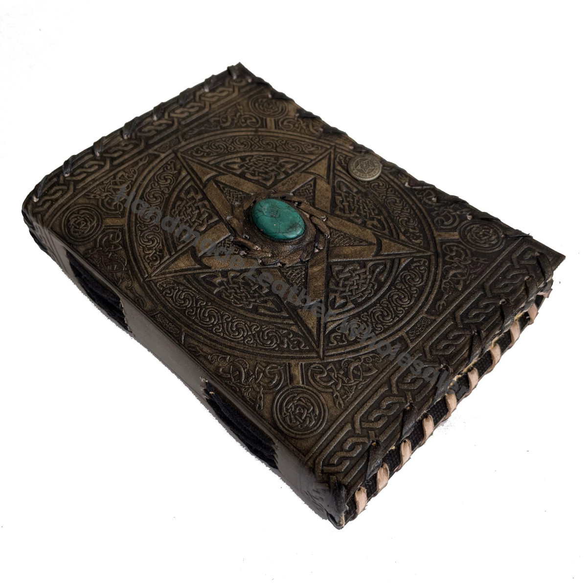 Pentagram New Custom Design Personalize Vintage Leathers Journal Book of Shadows Antique Hardcover Diary Book 2022 Planner