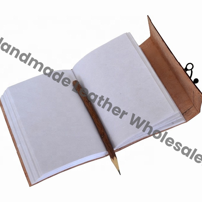 Pentagram Pentacle Handmade Book of Shadows Embossed Leather Bound Journal Diary Note Book Gratitude Bullet Leather Journal