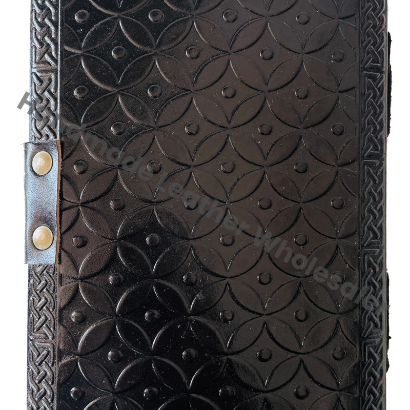 Personalised Dragon Leather Journal Vintage Pages Brass C Clasp Antique/Medieval DND Retro Notebook Real Stones Used