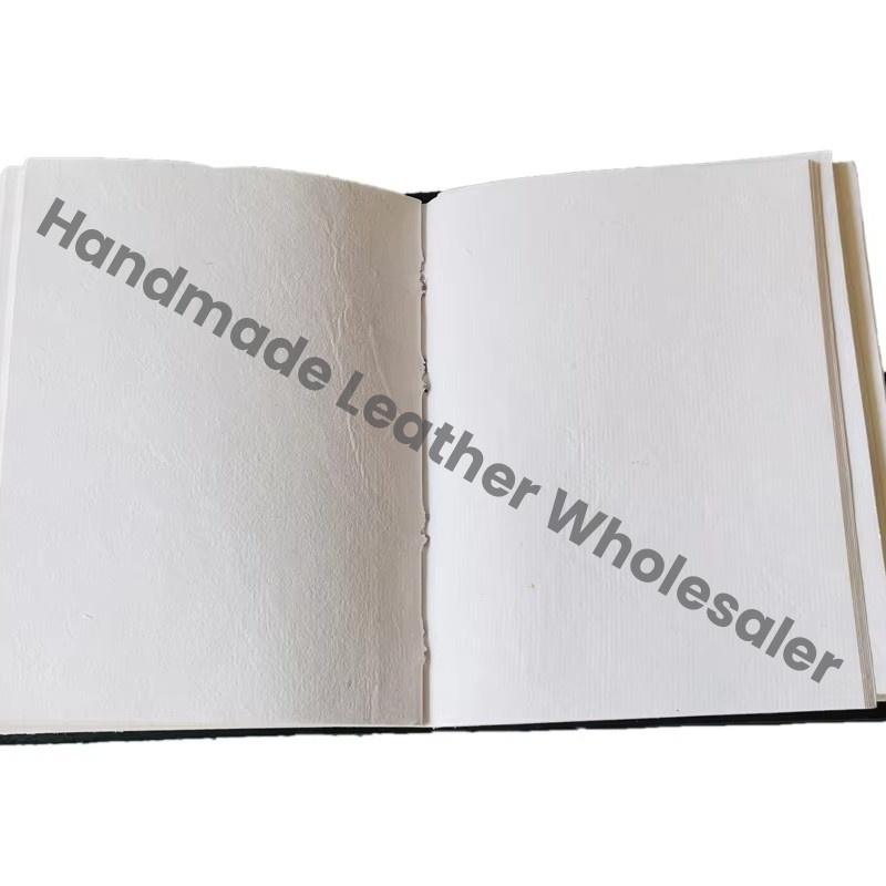Personalised Flower Handmade Genuine Leather Eco-friendly Gift Stone Journal Notebook Diary Travel Sketchbook Vintage