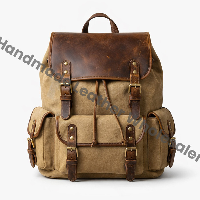 Personalize Leather Backpack, Rucksack Travel Backpack, Roll Top Backpack, Laptop Bag, Unisex Bag For Valentines gift, School College Bag