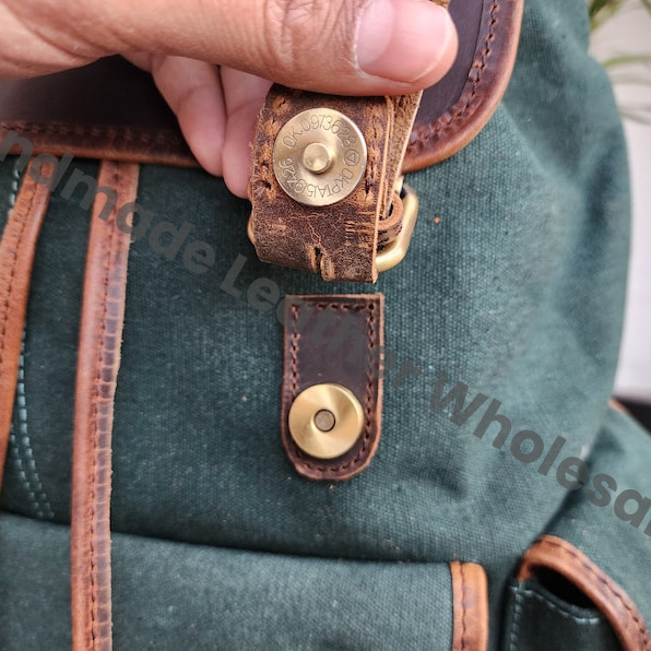 Personalize Leather Backpack, Rucksack Travel Backpack, Roll Top Backpack, Laptop Bag, Unisex Bag For Valentines gift, School College Bag