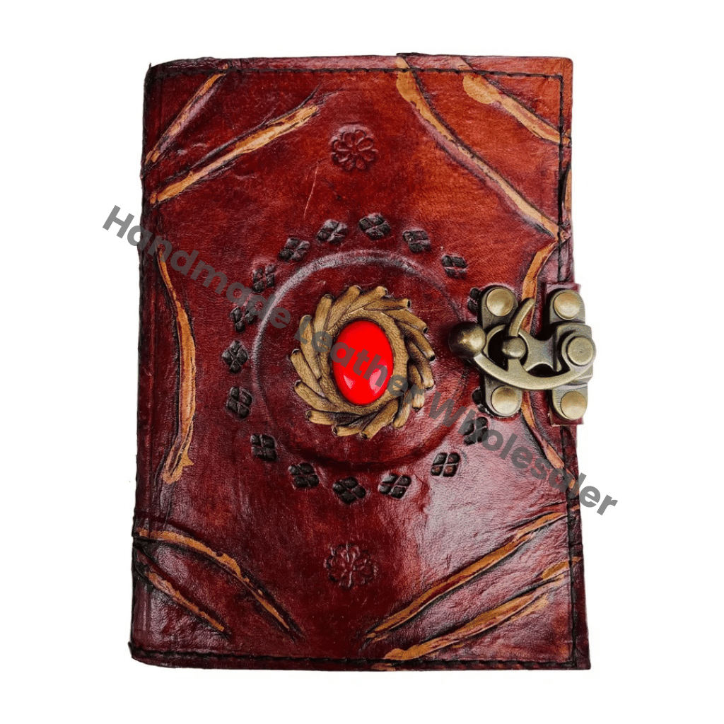 Personalized Handmade Vintage Genuine Brown Leather Travel Journal Custom Leather Notebook High Quality Planner Gift Hardcover