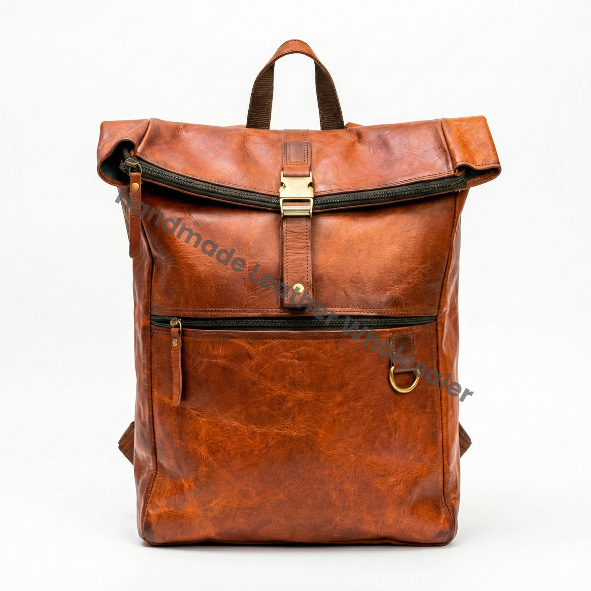 Personalized Leather Canvas Backpack – Vintage Travel Rucksack, Handmade Laptop Bag, Large School Satchel, Carry-On Gift for Him Her