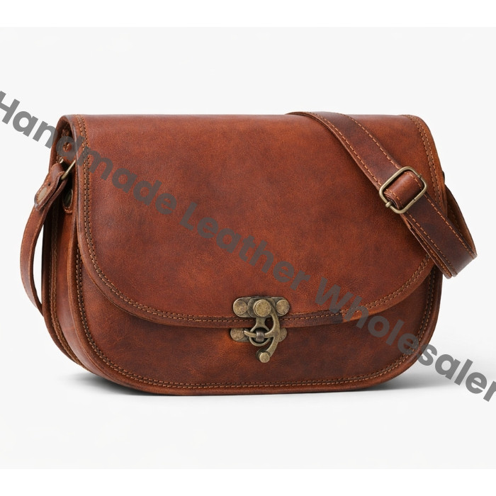 Personalized Leather Crossbody Bag: Monogrammed Travel Purse