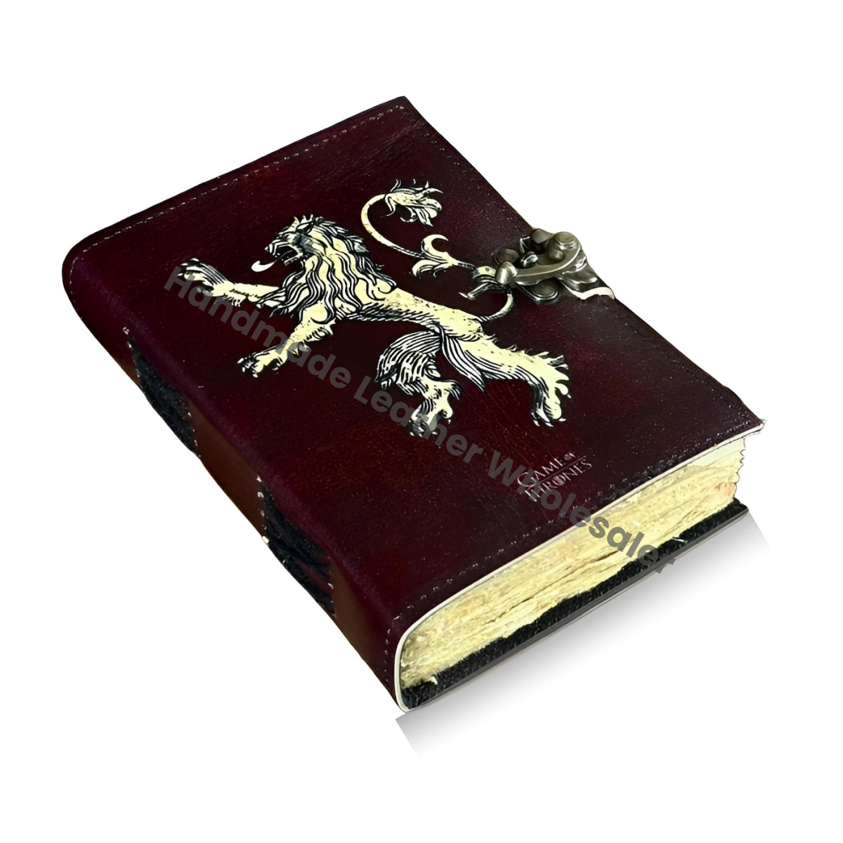 Personalized Leather Dragon Journal: Celtic Print Book of Shadows