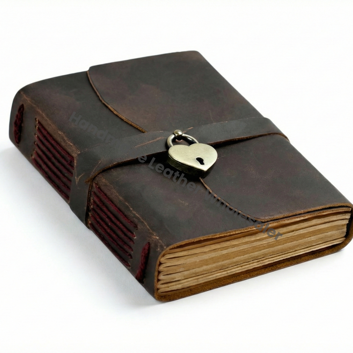 Personalized Leather Journal Notebook - Gift for women Diary with Lock and Key - Anniversary Gifts Personalized  Gift for Him or her